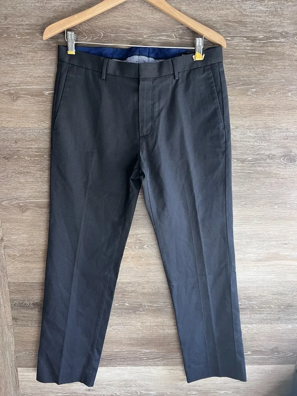 Banana Republic Tailored Slim Fit Gray Pants 30x30 Men Career Office